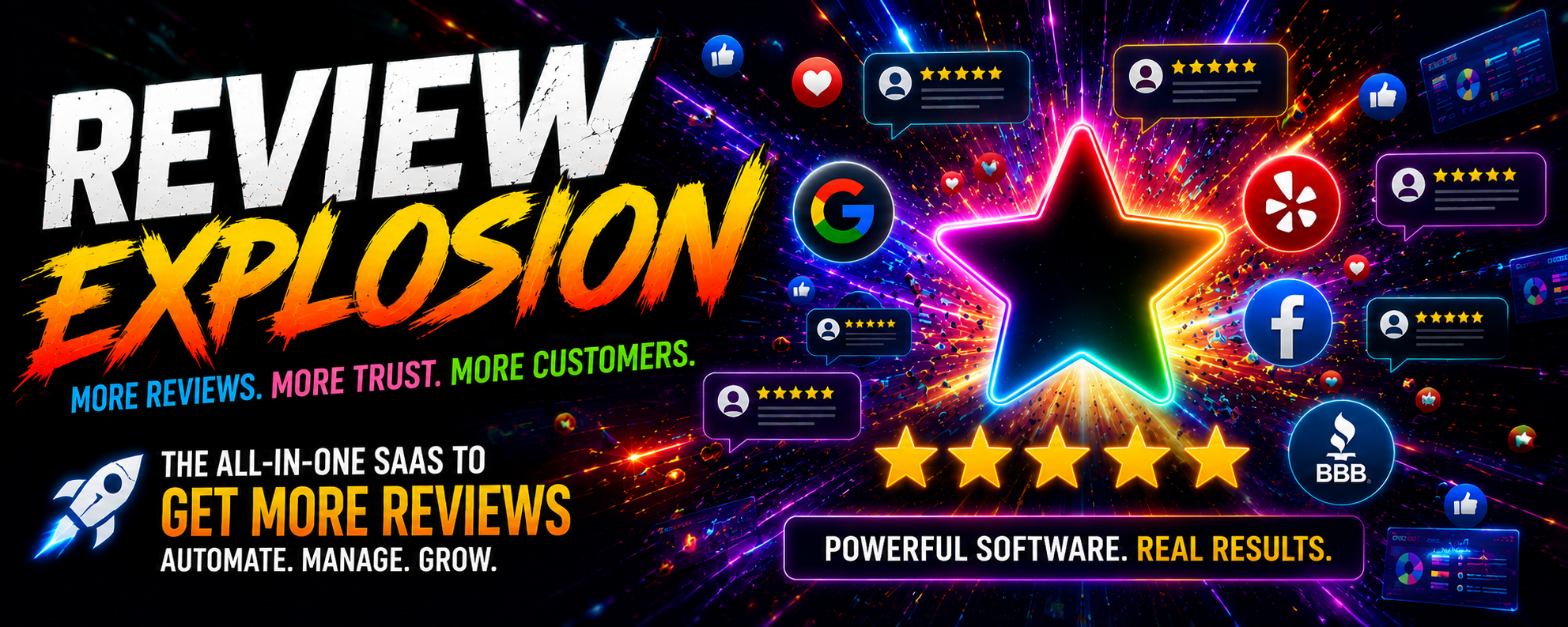 Review Explosion — more reviews, more trust, more customers